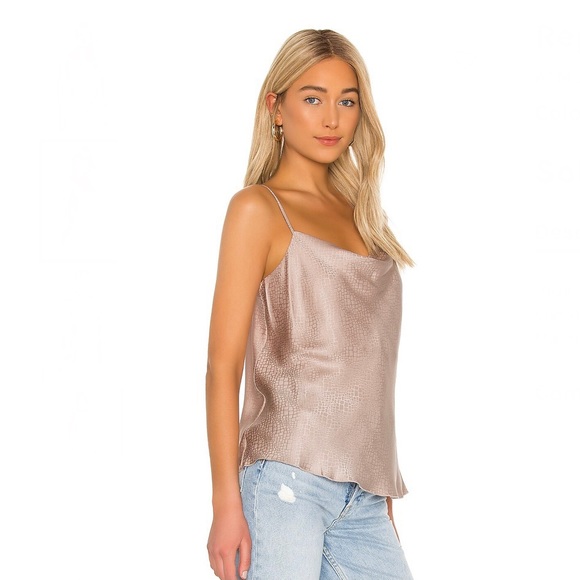 NEW ATM ANTHONY THOMAS MELILLO REVOLVE REPTILE SILK CAMISOLE - Picture 4 of 10